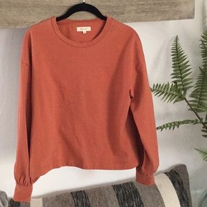 Madewell Rust Sweatshirt